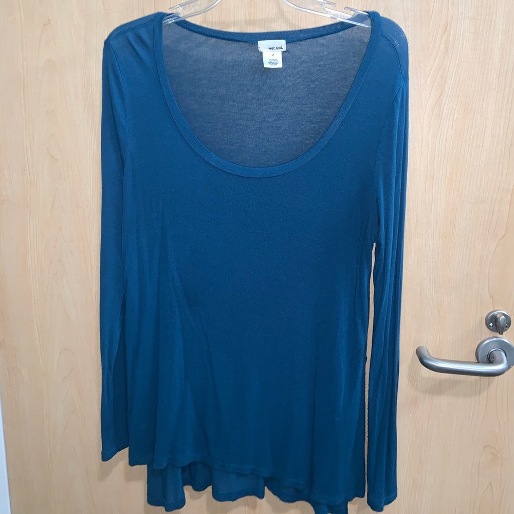 Wet Seal Blue long sleeve. Size M